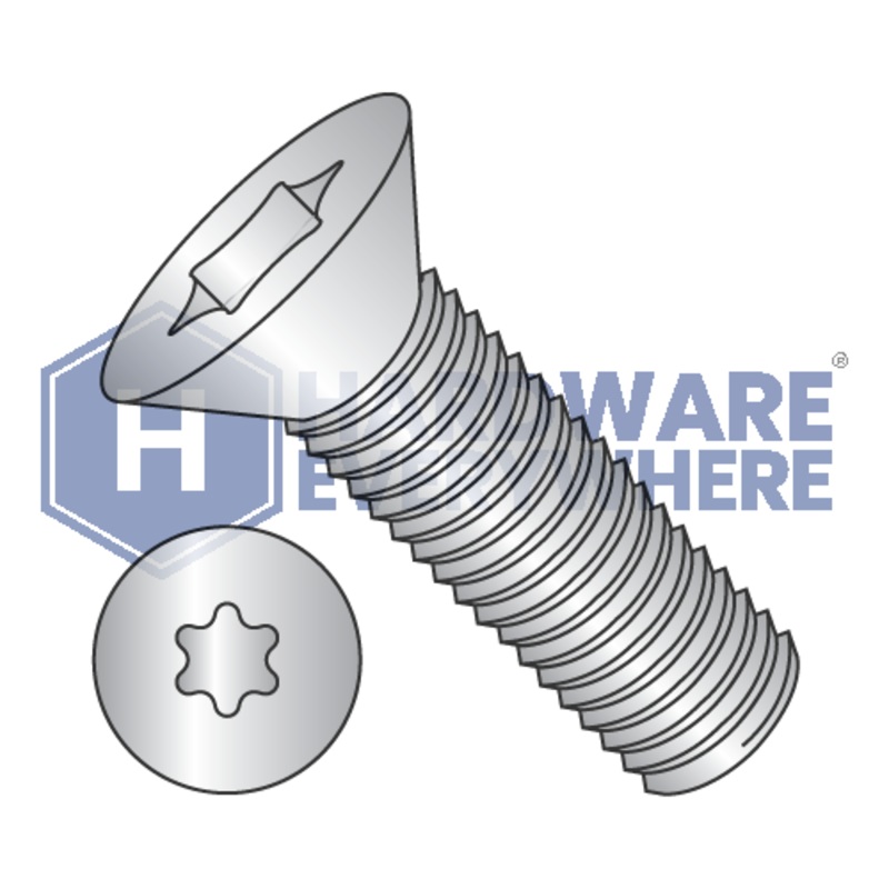 8-32 x 1 MACHINE SCREWS / Torx / Flat Head / 18-8 Stainless / Plain