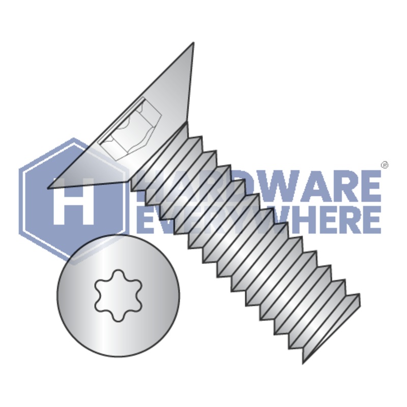 8-32 x 1/4 MACHINE SCREWS / Torx / Flat Head / 18-8 Stainless / Plain