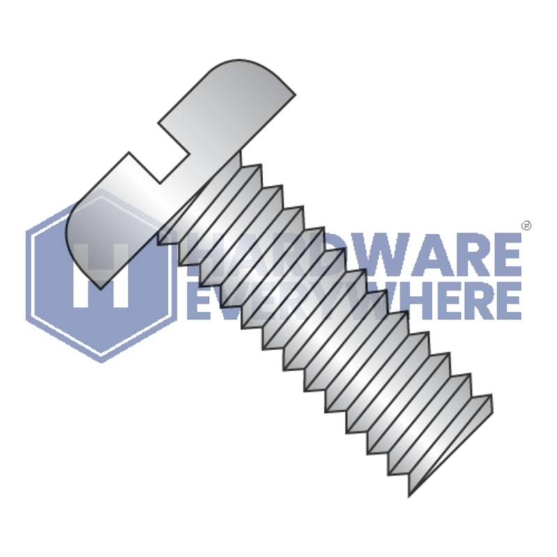 8-32 x 2 MACHINE SCREWS / Slotted / Pan Head / 18-8 Stainless / Plain