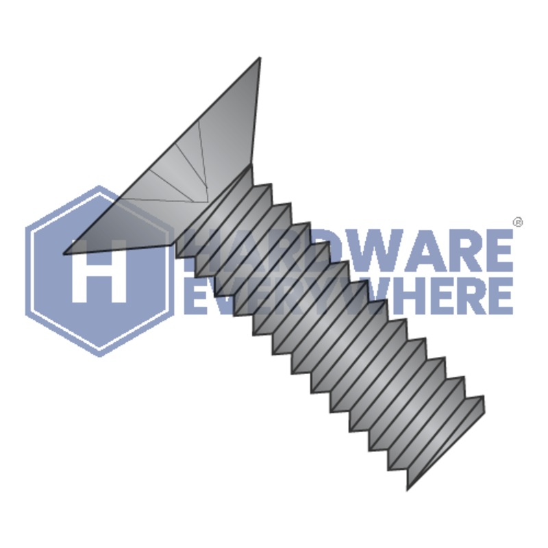 1/4-20 x 5/8 MACHINE SCREWS / Phillips / Flat Head Undercut / Steel / Black Oxide