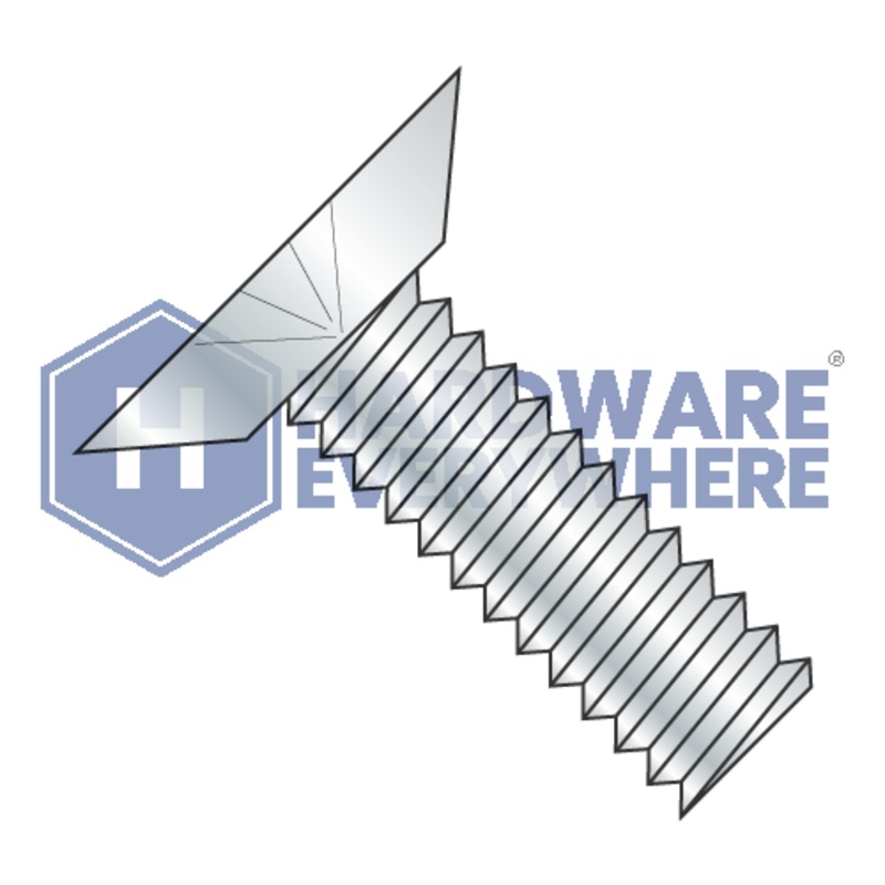 1/4-20 x 5/16 MACHINE SCREWS / Phillips / Flat Head Undercut / Steel / Zinc