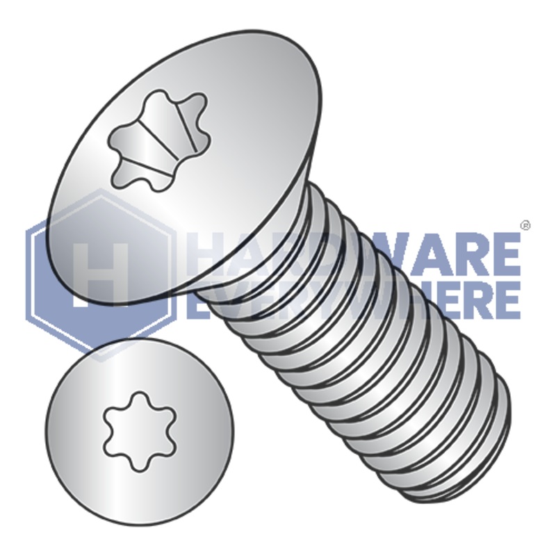8-32 x 1 MACHINE SCREWS / Torx / Oval Head / Steel / Zinc