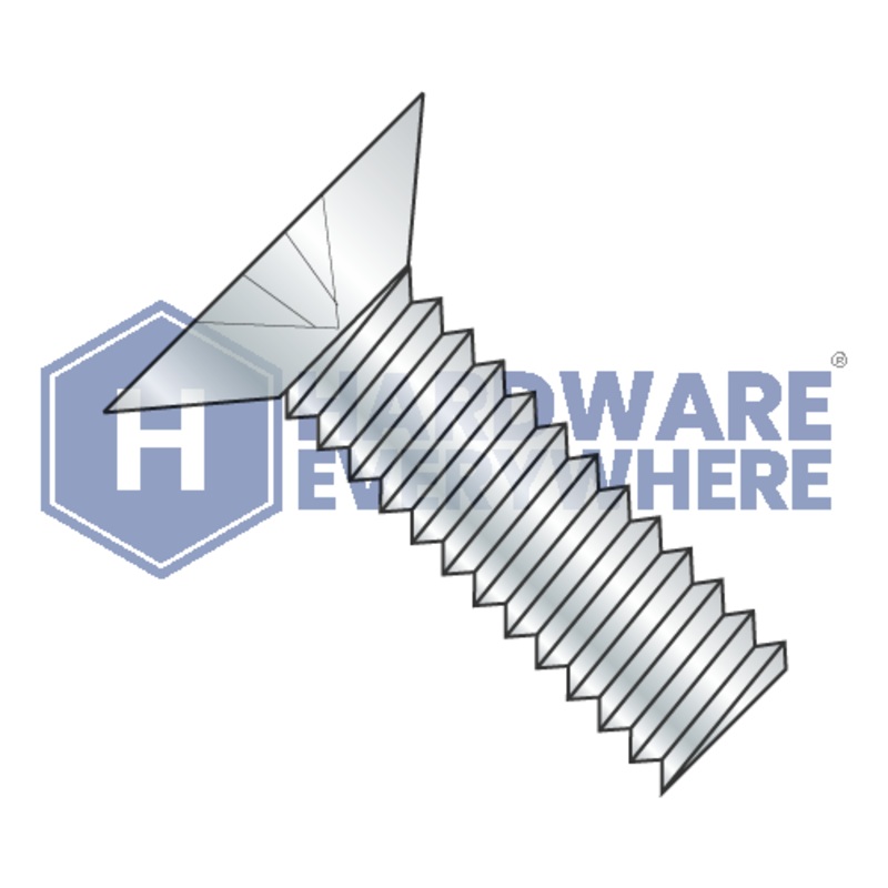 8-32 x 1/4 MACHINE SCREWS / Phillips / Flat Head / Steel / Zinc