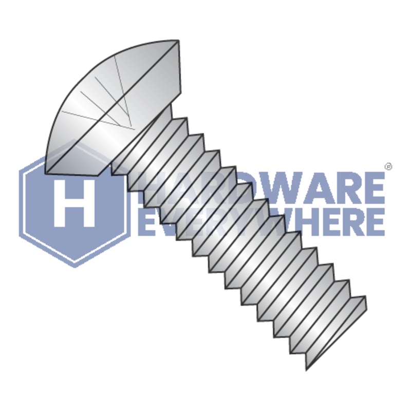8-32 x 1/4 MACHINE SCREWS / Phillips / Oval Head Undercut / 18-8 Stainless / Plain
