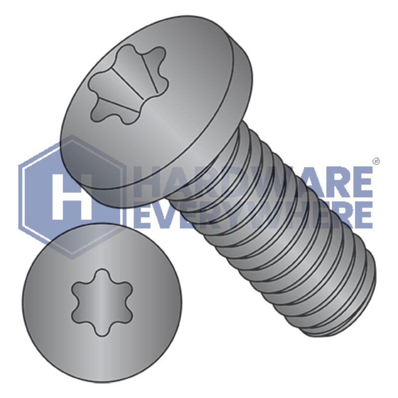 8-32 x 1/2 MACHINE SCREWS / Torx / Pan Head / 18-8 Stainless / Black Oxide