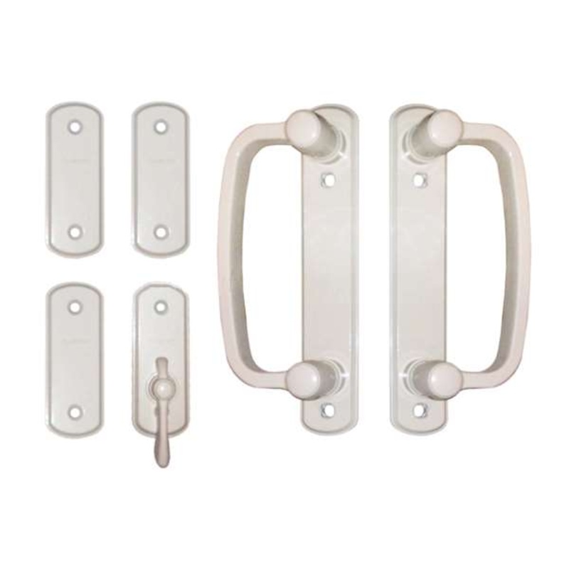 Andersen Albany 4-Panel Gliding Door Interior Hardware Set in White (Half-Kit)