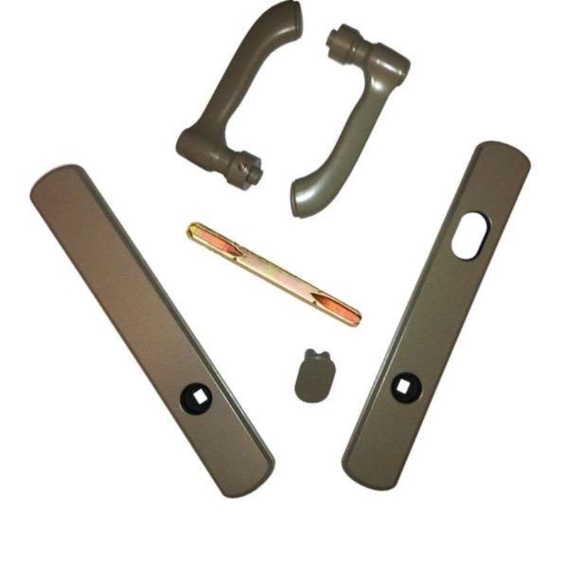 Andersen Albany Style (Double Active) Exterior Hardware Set in Stone – Half Kit