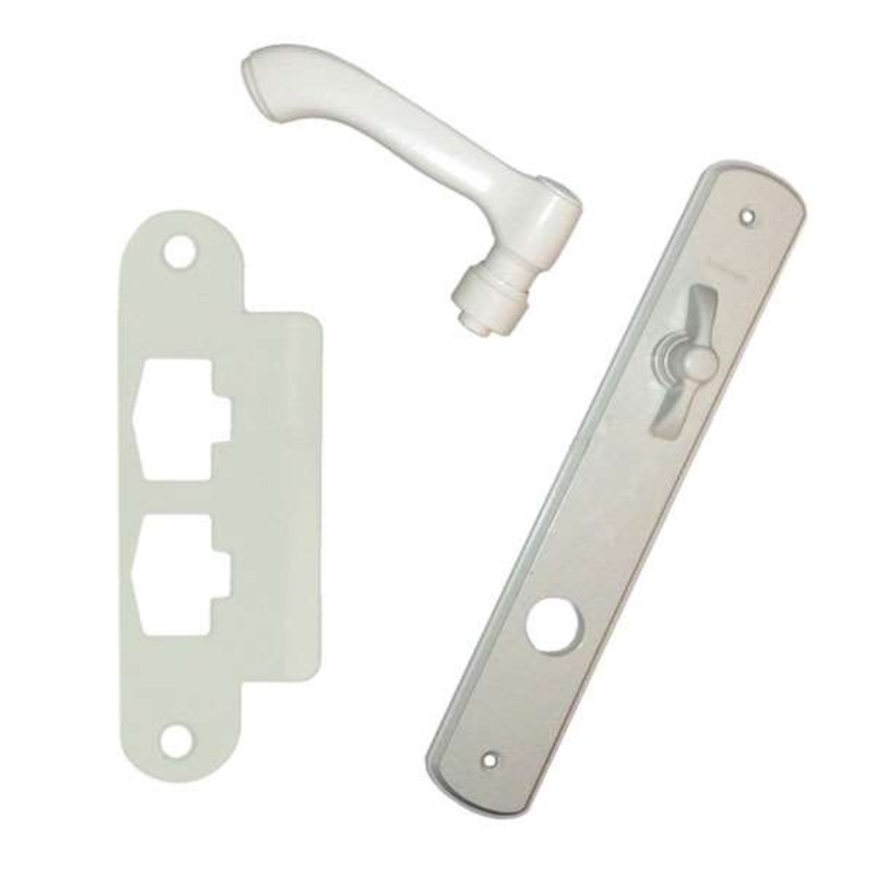 Andersen Albany Style (Single Active) Interior Hardware Set in White – Right Hand – Half Kit