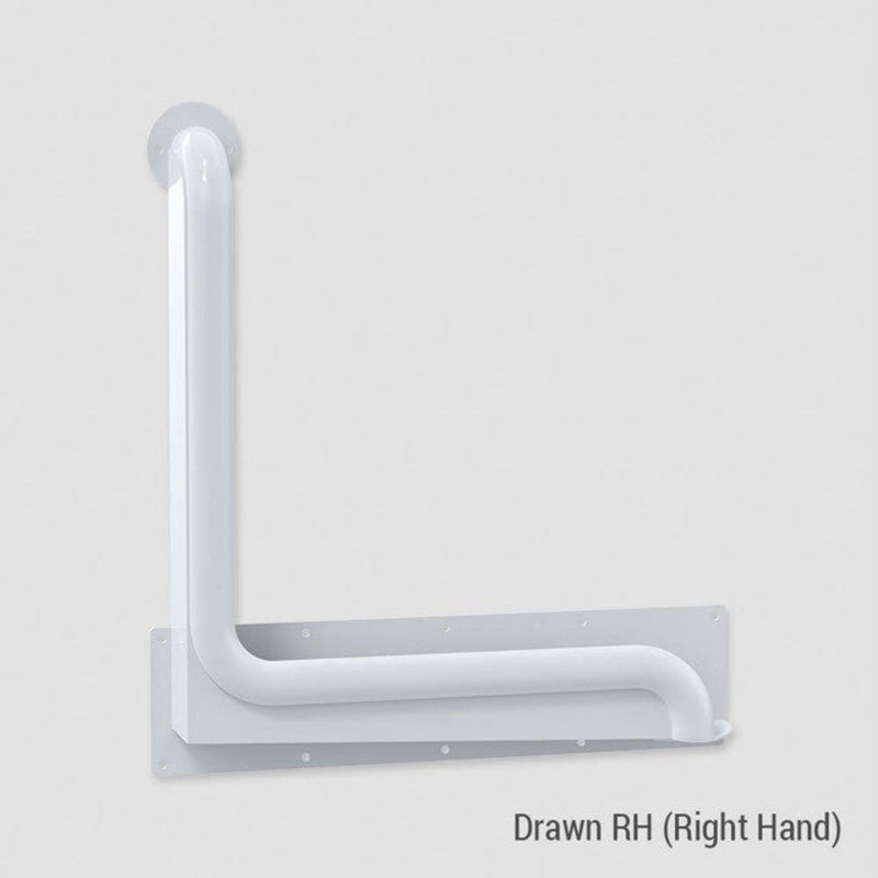 Anti-Ligature 90 Ambulant Grab Rail 450mm x 450mm