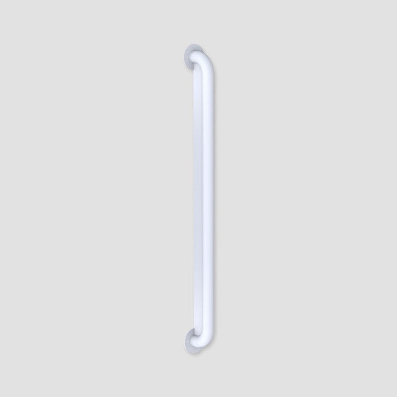 Anti-Ligature Vertical Grab Rail Antimicrobial White 900mm