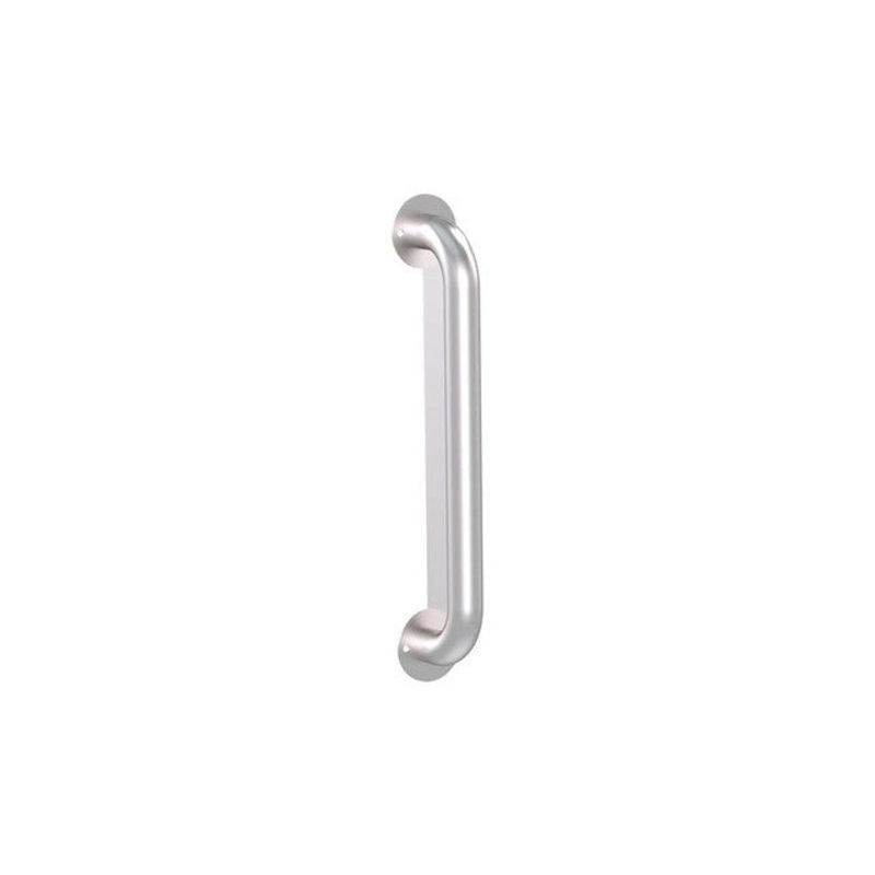 Anti-Ligature Vertical Grab Rail Brushed Stainless 450mm
