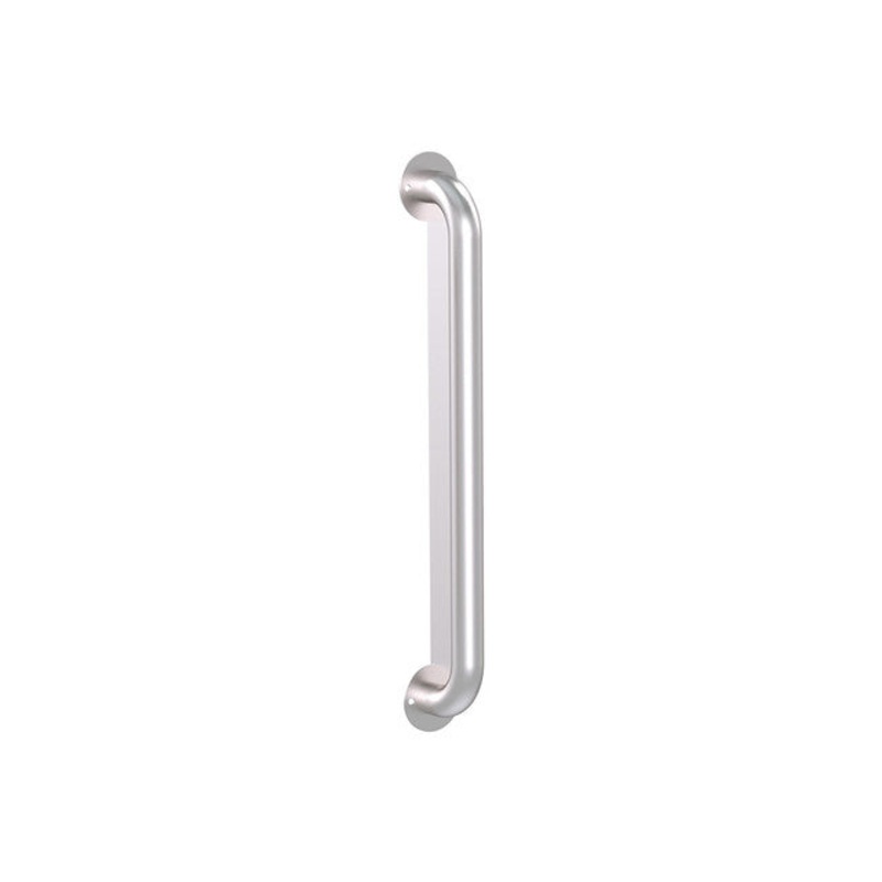 Anti-Ligature Vertical Grab Rail Brushed Stainless 600mm