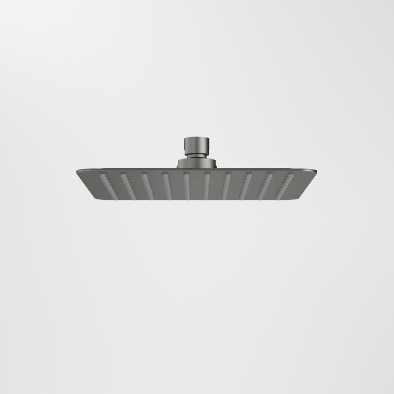 Urbane II 200mm Square Rain Shower (4 Star) – Gunmetal