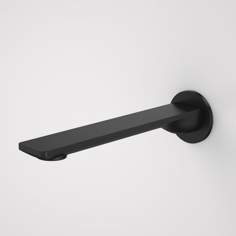Urbane II 220mm Basin / Bath Outlet – Round Cover Plate – Matte Black