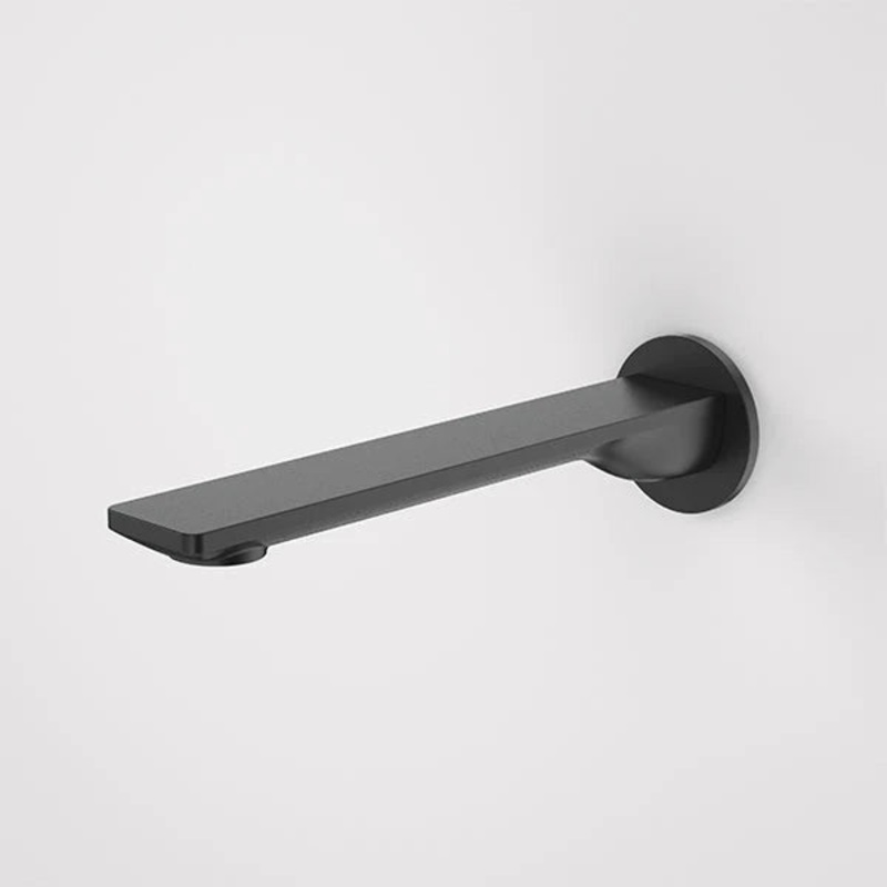 Urbane II 220mm Basin / Bath Outlet – Round Cover Plate – Matte Black – LF