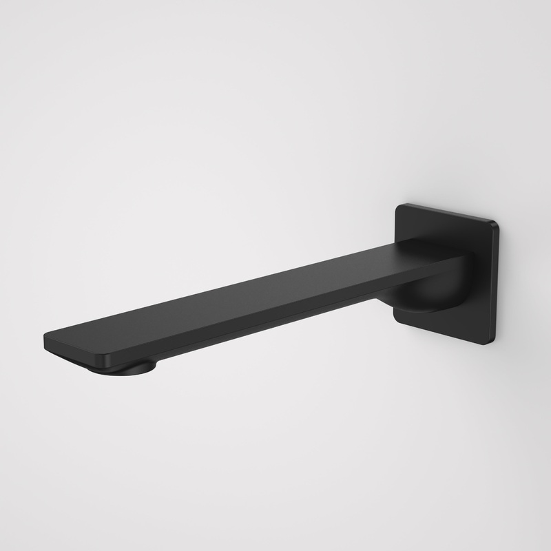 Urbane II 220mm Basin / Bath Outlet – Square Cover Plate – Matte Black