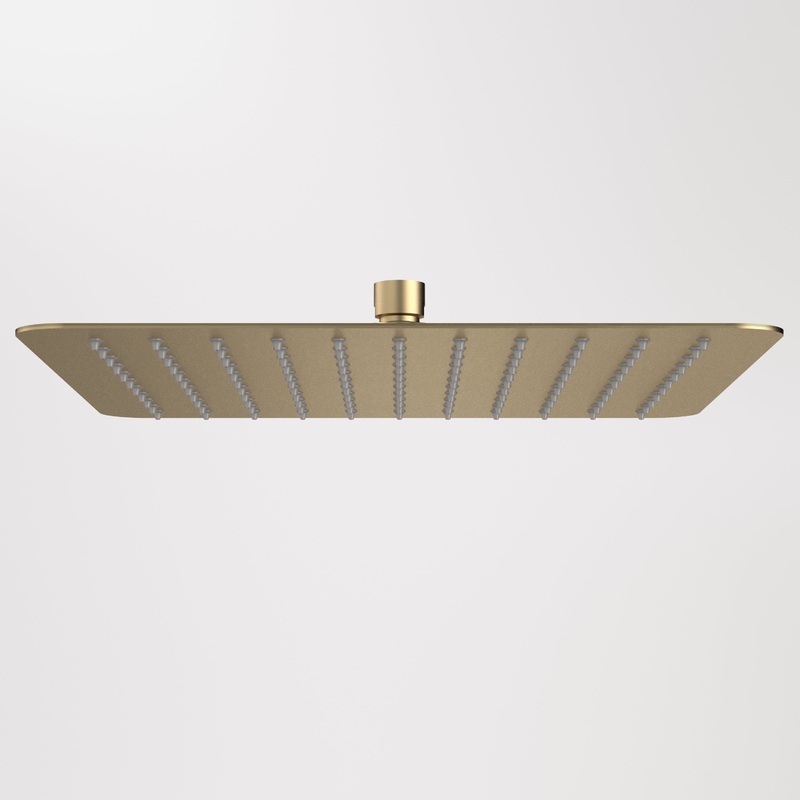 Urbane II 300mm Square Rain Shower – Brushed Brass