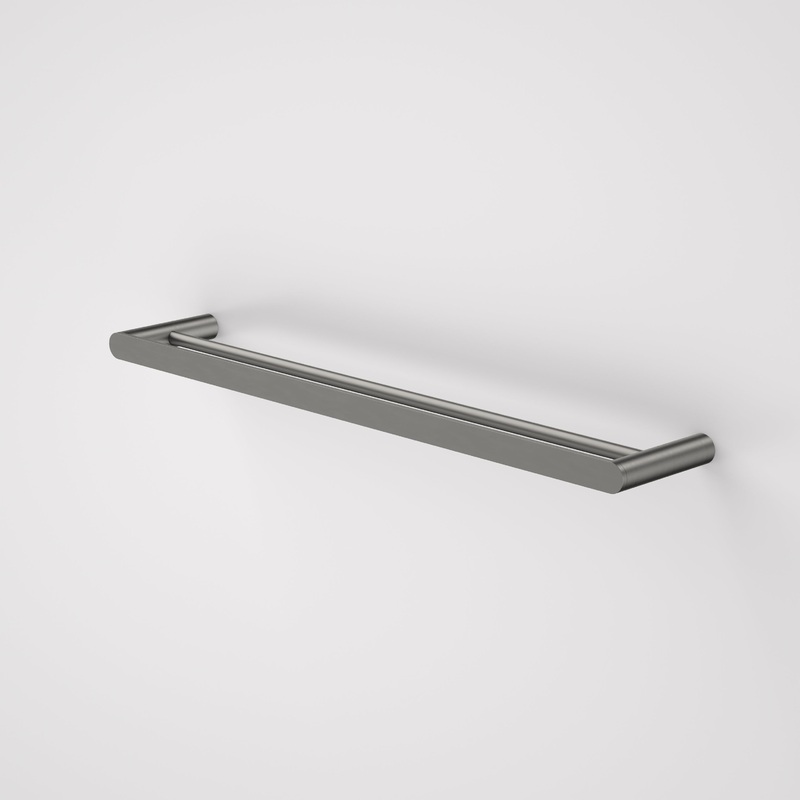 Urbane II 625mm Double Towel Rail  Gunmetal
