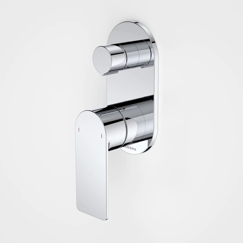 Urbane II Bath / Shower Mixer With Diverter – Round Cover Plate – Chrome