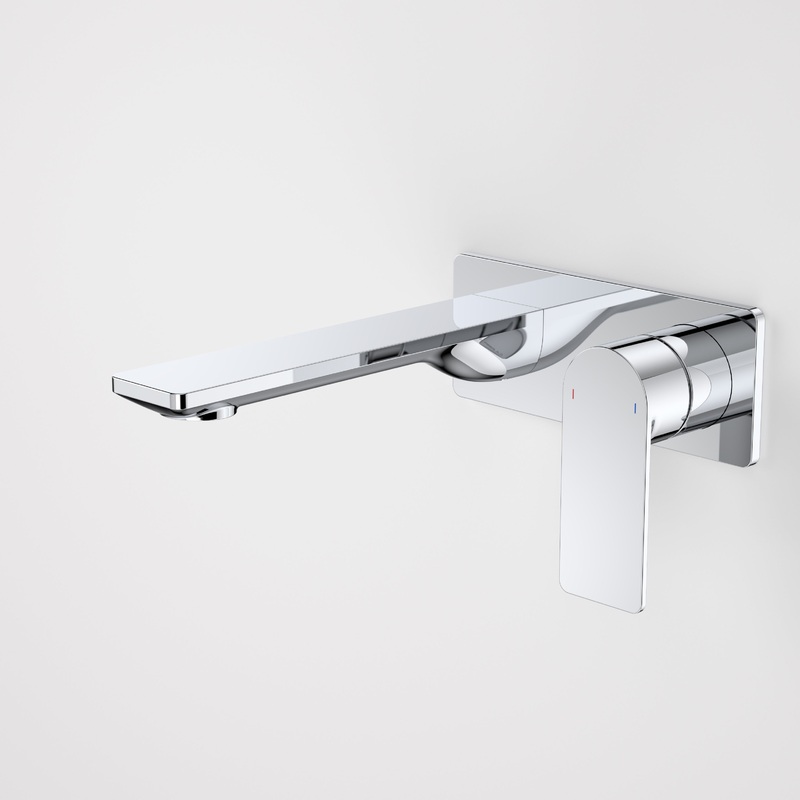 Urbane II 180mm Wall Basin / Bath Mixer – Rectangular Cover Plate – Chrome – Sales Kit – LF