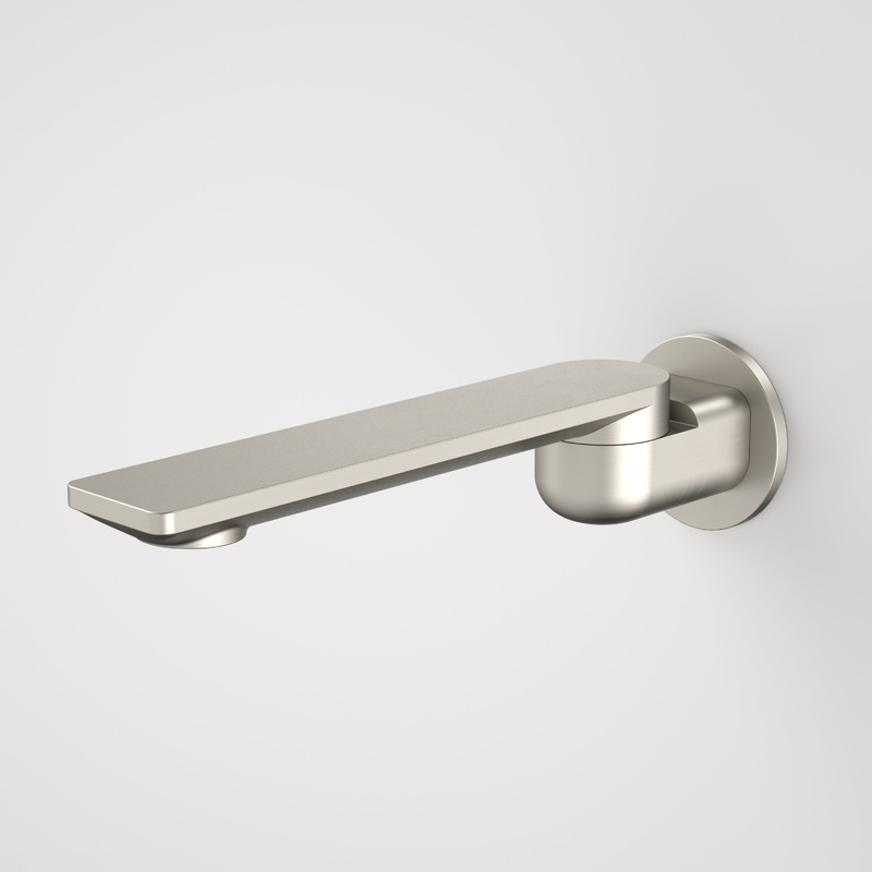 Urbane II 220mm Bath Swivel Outlet – Round Cover Plate – Brushed Nickel