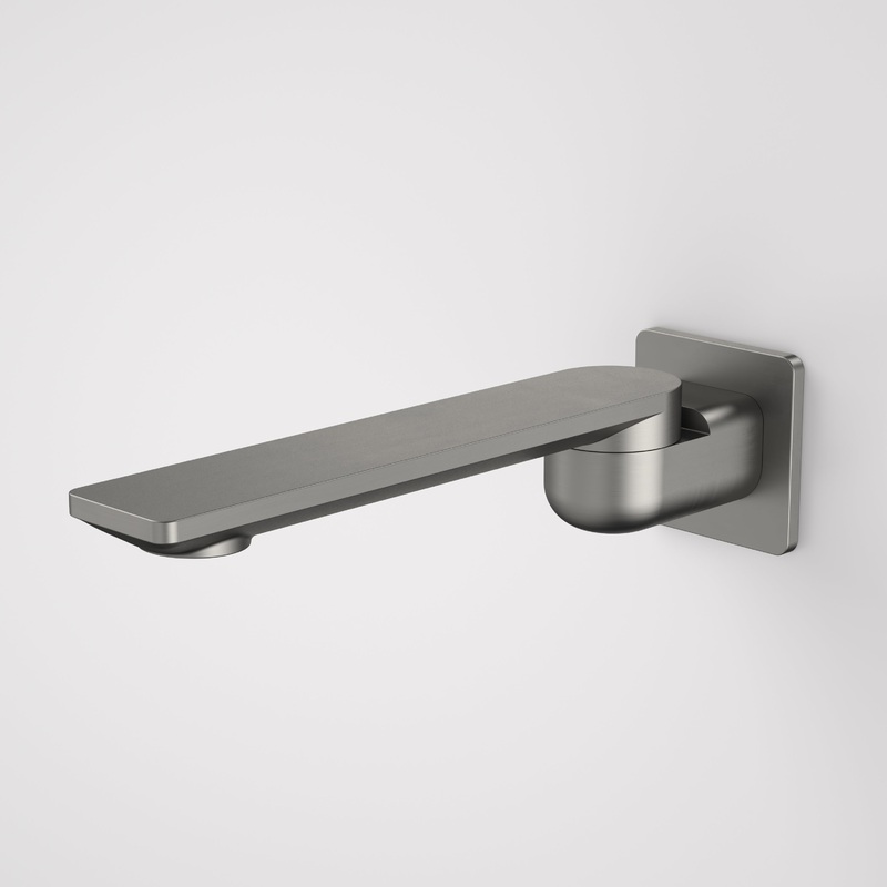 Urbane II 220mm Bath Swivel Outlet – Square Cover Plate – Gunmetal
