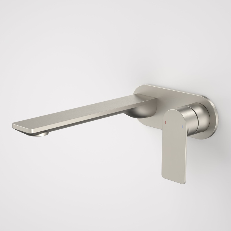 Urbane II 220mm Wall Basin / Bath Mixer – Round Cover Plate – Brushed Nickel – Sales Kit – LF