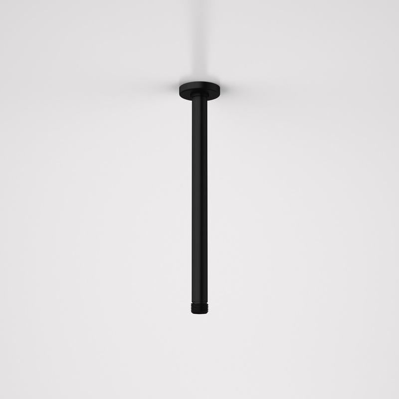 Urbane II 300mm Ceiling Shower Arm – Matte Black