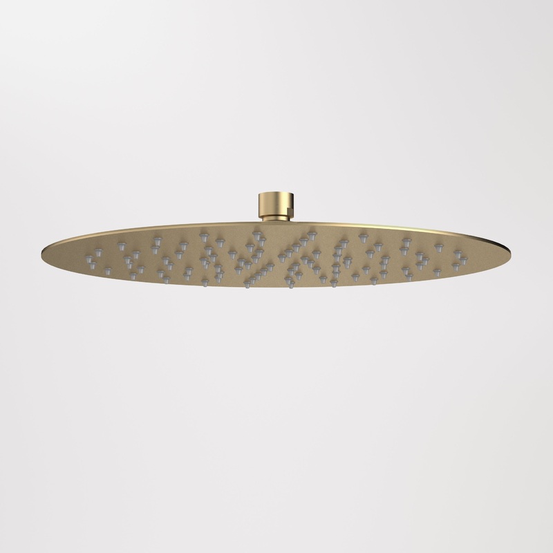 Urbane II 300mm Round Rain Shower – Brushed Brass