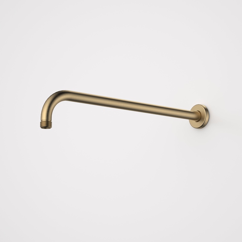 Urbane II 415mm Right Angled Shower Arm – Brushed Brass